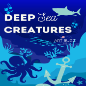 Deep Sea Creatures Art Camp 9:00am-1:00pm
