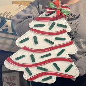 Christmas in July - Christmas Cake Door Hanger