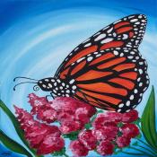 Monarch Butterfly on Flower