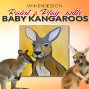Paint And Play With Baby Roo's (Kangaroos) Limited Seats!