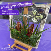 Spring Floral Resin Frame