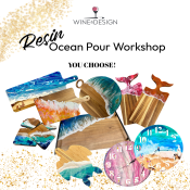 Resin Ocean Pour - YOU CHOOSE!