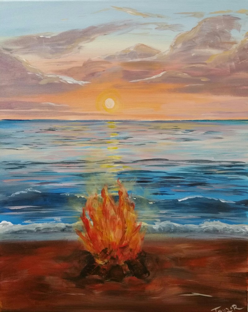 Beach Bonfire