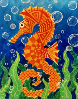 Art Buzz Kids! - Seahorse