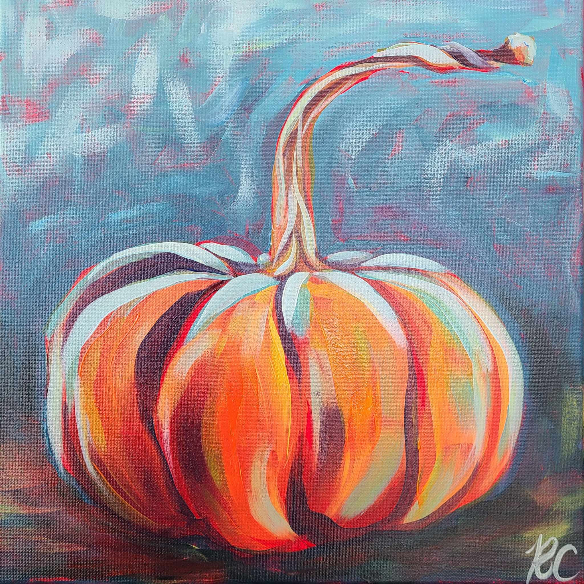 VIRTUAL PAINT EVENT! Electric Pumpkin