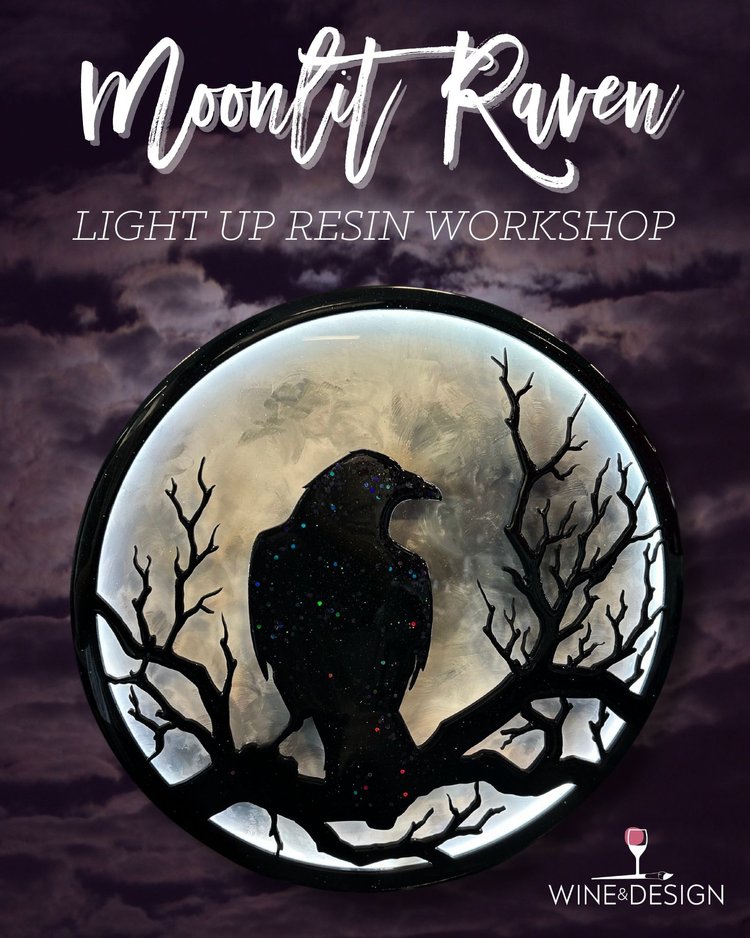Light Up Moonlit Raven Workshop!