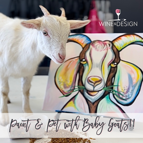 Paint And Play With Goats Experience