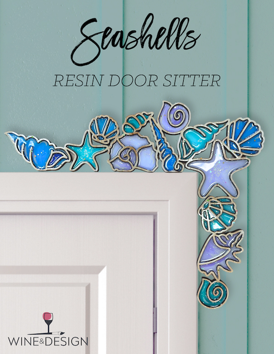 Seashells Resin Door Sitter