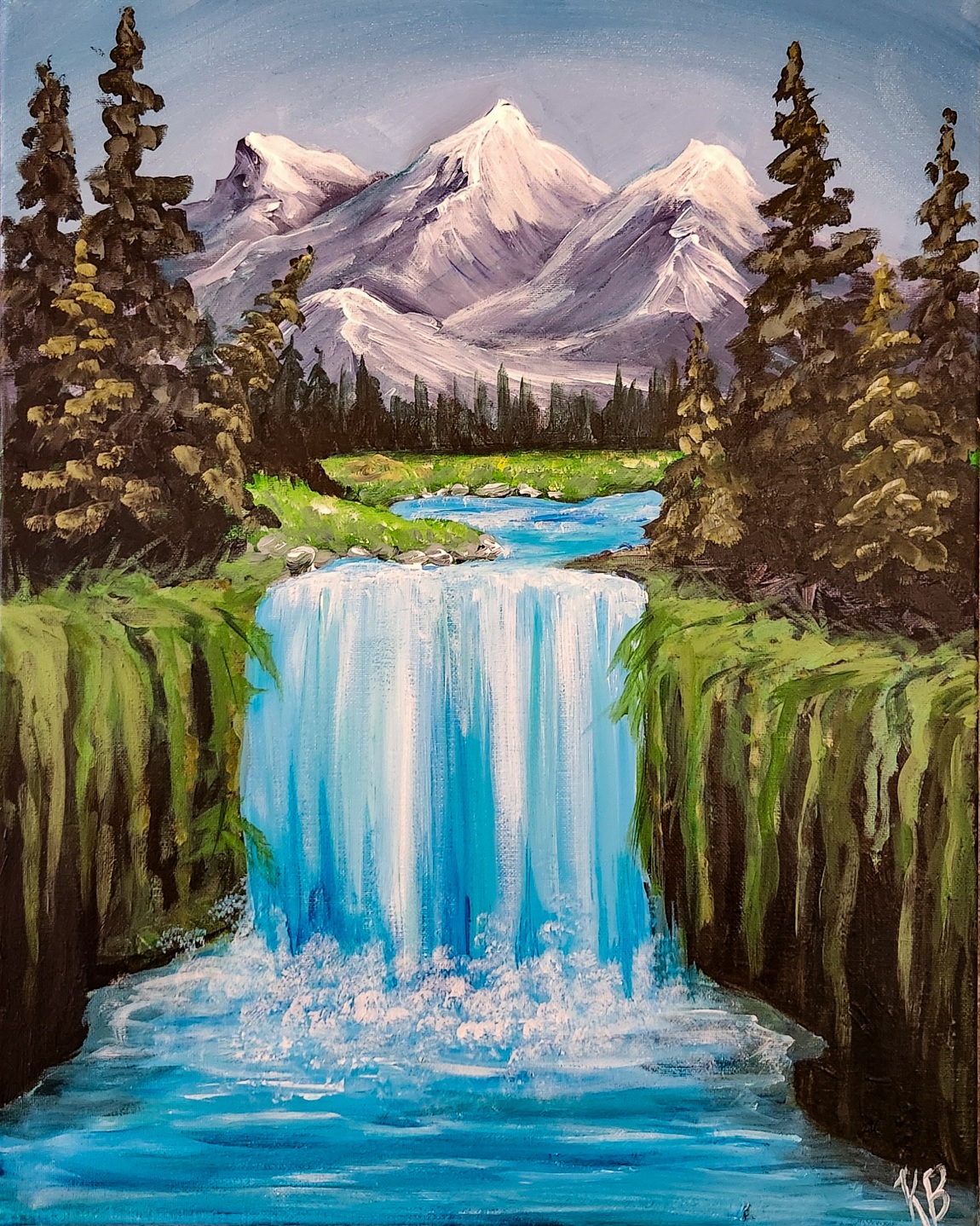 Misty Mountain Waterfall