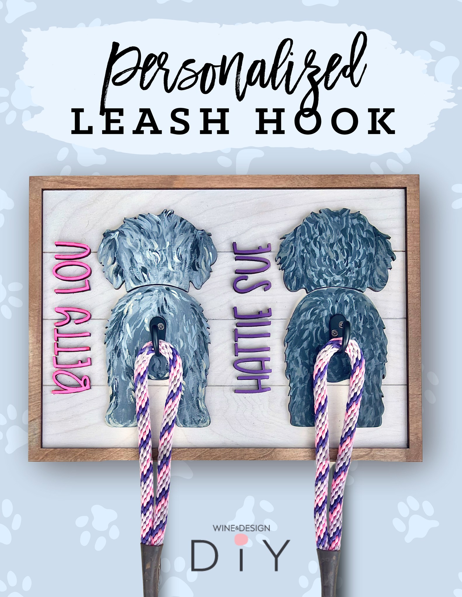 Personalized leash hook!