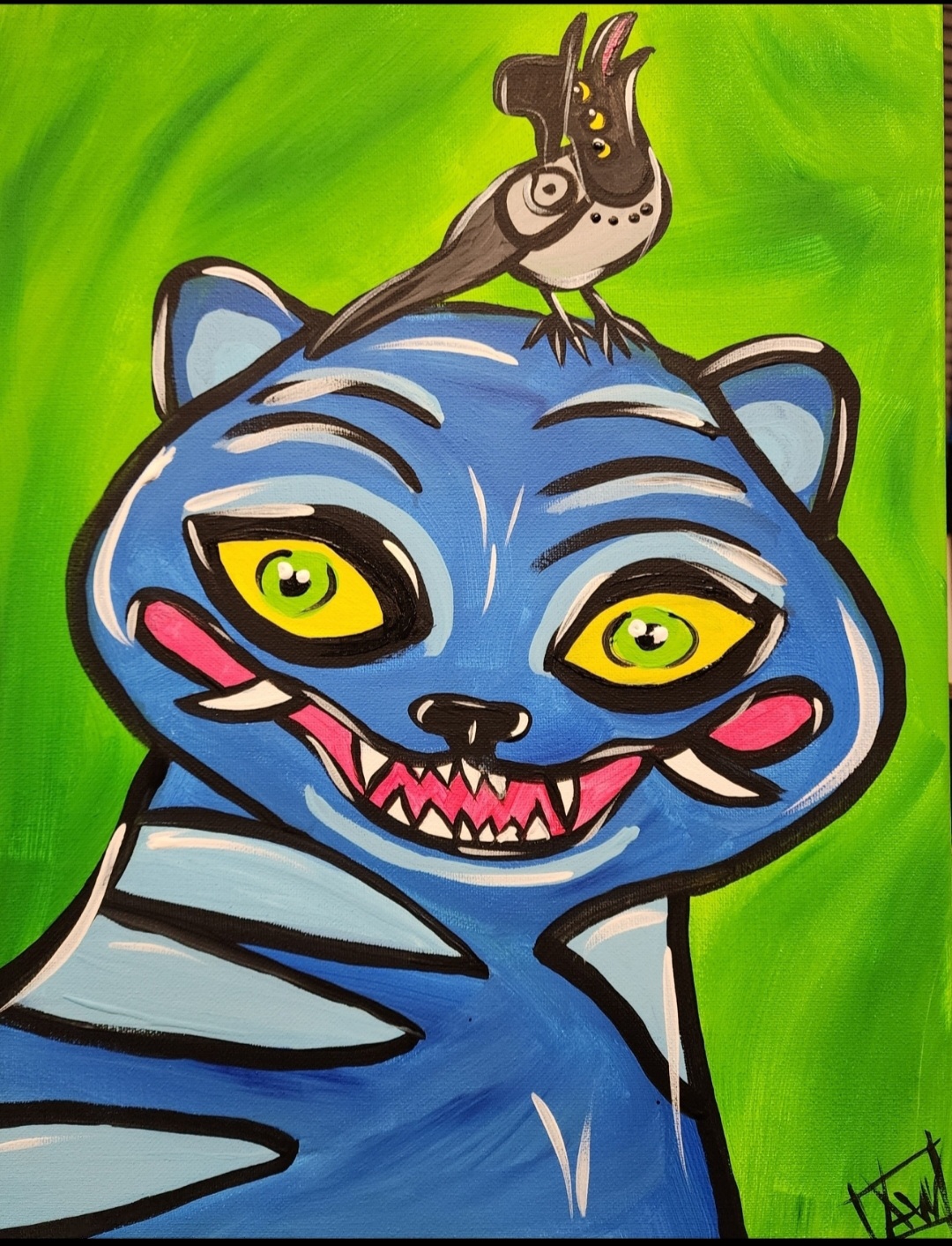 Afternoon Family Paint - Magpie & Tiger