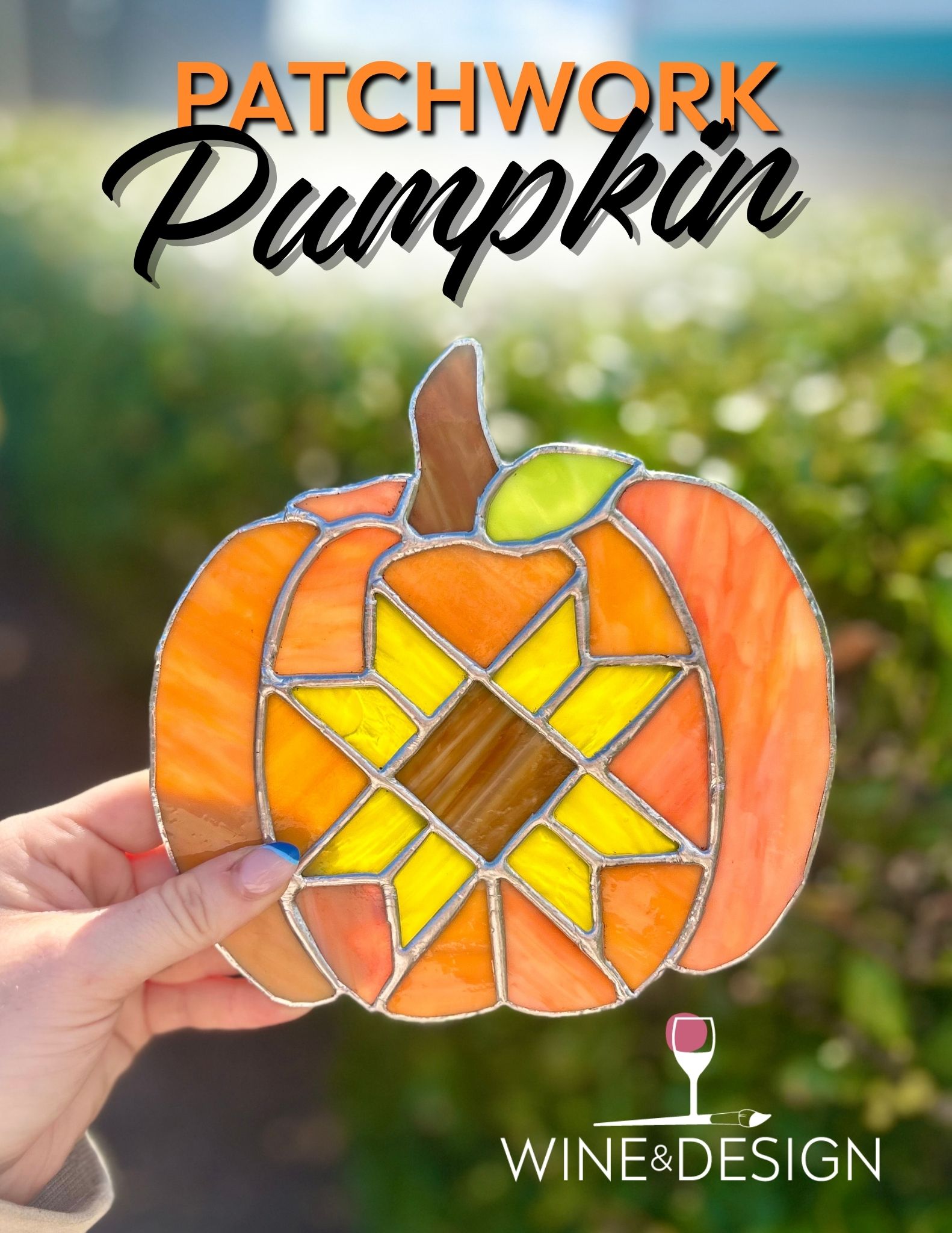 *NEW* Patchwork Pumpkin Stained Glass Workshop