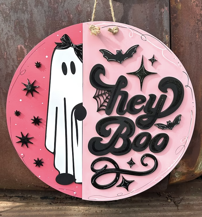 Hey Boo! Door Hanger Workshop