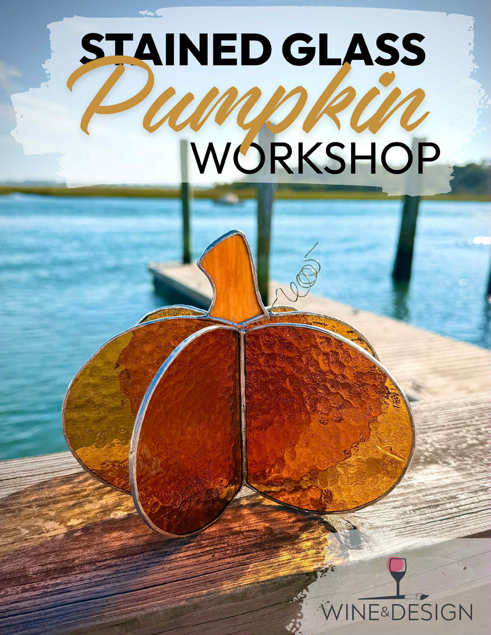 Stained Glass 3D Pumpkin Workshop