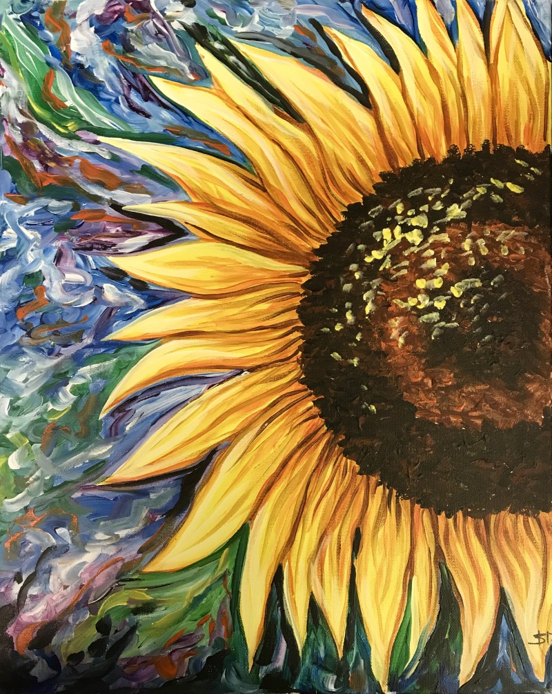 Taylors' Sunflower - A Guided Paint Event