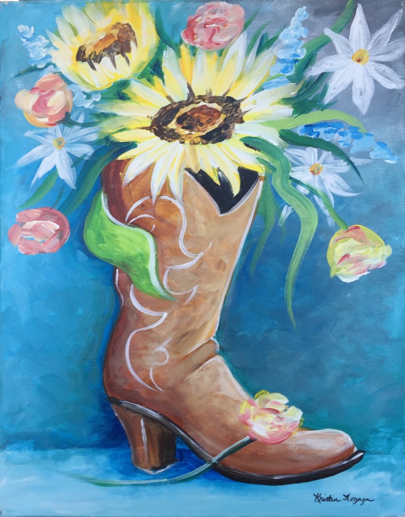 Floral Boot