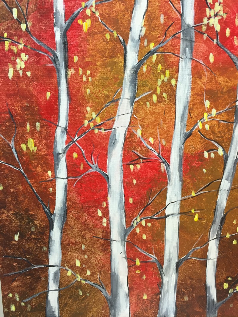 Autumn White Birch
