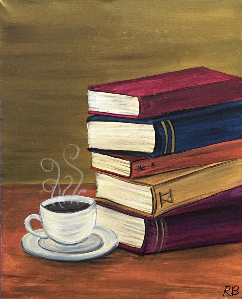 Library Love - National Book Lovers Day - Paint & Sip Event