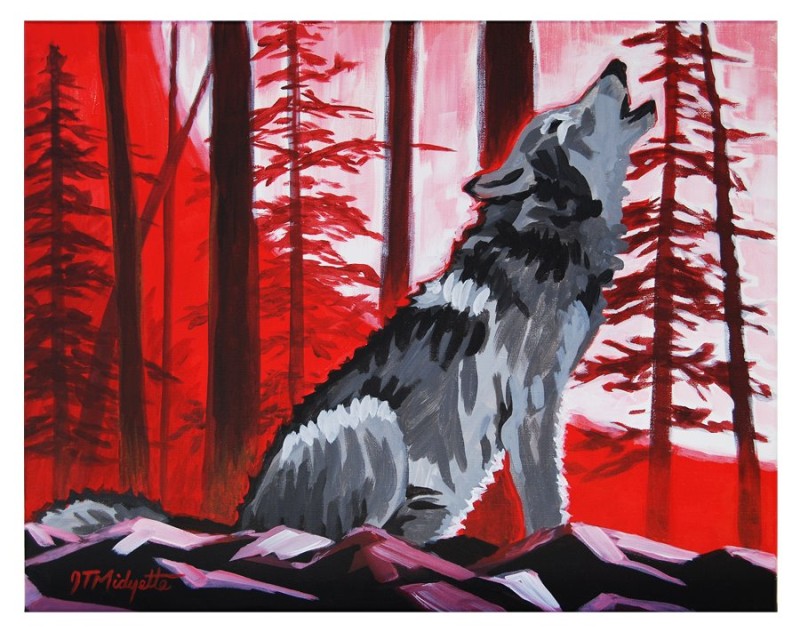 ALL AGES: Monochromatic Wolf