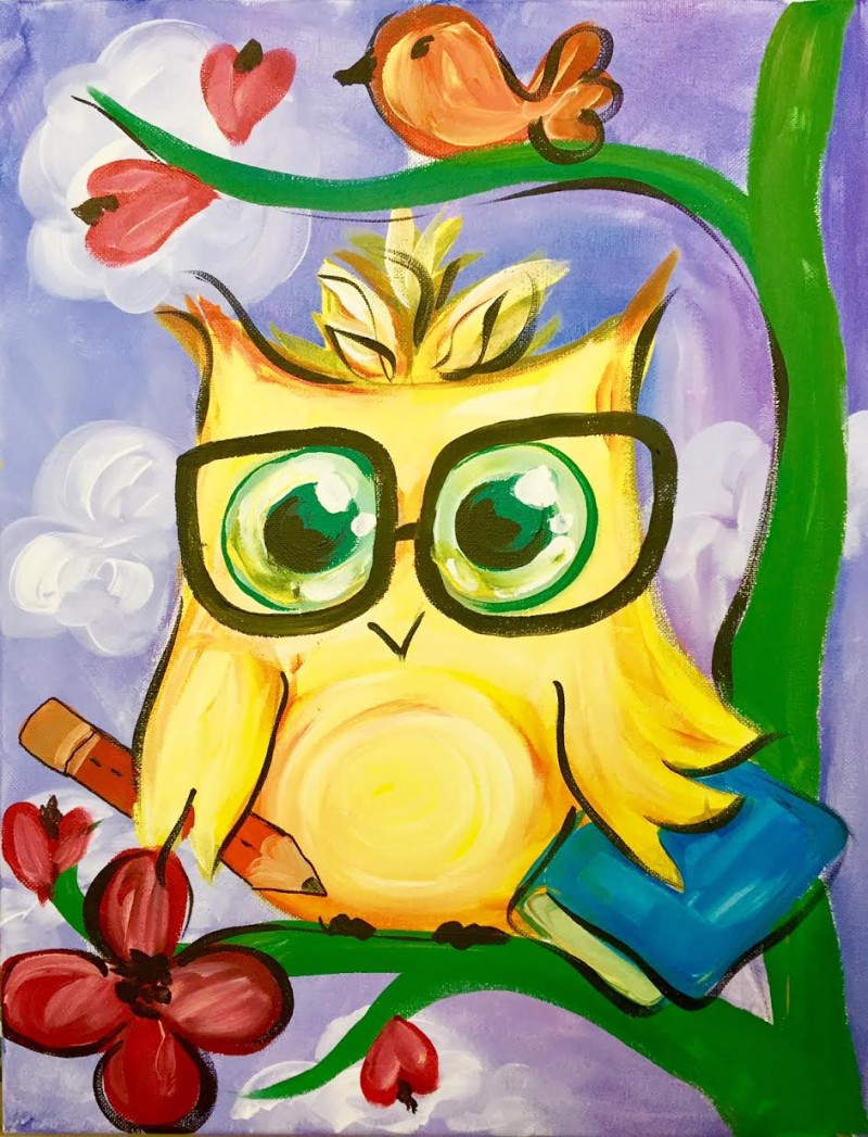 KIDS  Back To School Owl