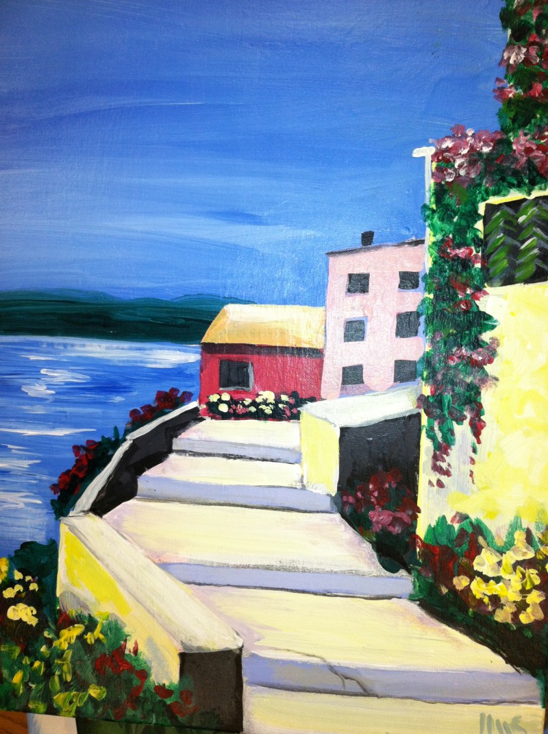 View from the Mediterranean - A Guided Paint Event