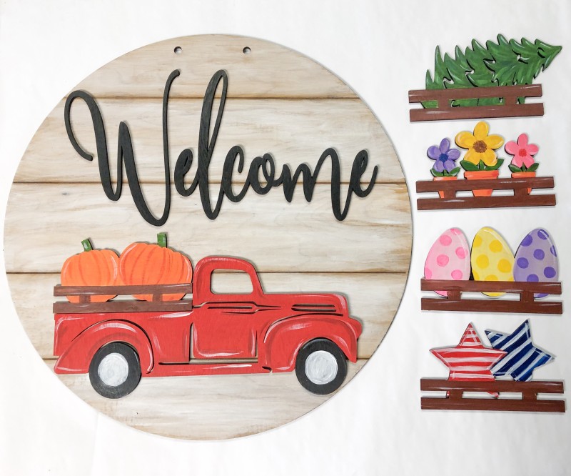 DIY Interchangeable Truck Circle Take  Home Kit 